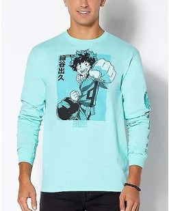 Budget π₯ Deku Long Sleeve T π Shirt - My Hero Academia π