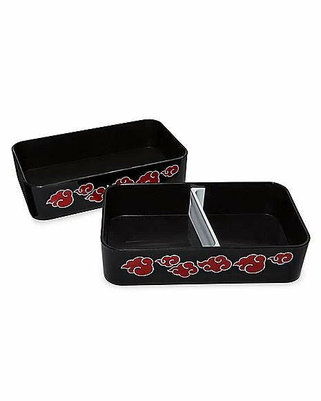 Cheap 😀 Naruto Black and Red Bento Box ✨ 2 Cheap 😀 Naruto Black and Red Bento Box ✨ - Image 2