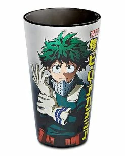 Coupon 😀 Electroplated My Hero Academia Pint Glass - 16 oz. 🔔
