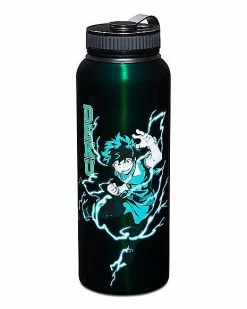 Discount 🎁 Deku Water Bottle 40 oz. - My Hero Academia 🎉