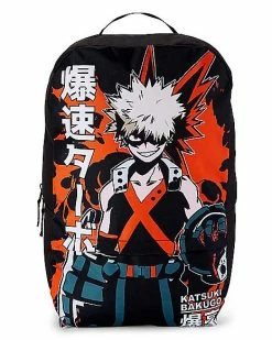 Cheap 🎁 Kanji Bakugo 🎒 Backpack - My Hero Academia 🔔