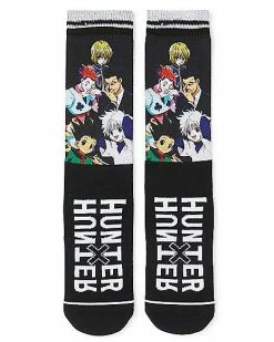 Cheapest 👏 Black Group Crew 🧦 Socks - Hunter x Hunter ❤️