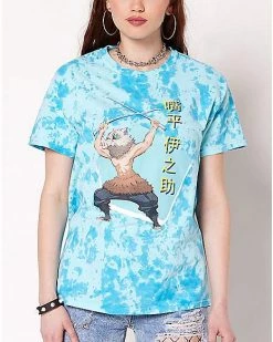 Flash Sale 😍 Tie Dye Inosuke T 👚 Shirt - Demon Slayer 👏