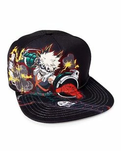 Hot Sale 🌟 Bakugo Fire Snapback Hat - My Hero Academia 😍