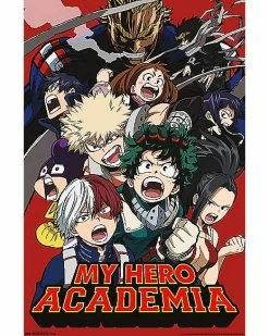Coupon 💯 My Hero Academia Group Poster 🔔