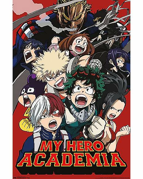 Coupon 💯 My Hero Academia Group Poster 🔔 1 Coupon 💯 My Hero Academia Group Poster 🔔