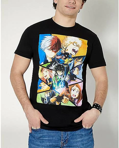 Buy โจ My Hero Academia Character Grid T ๐ Shirt โจ 1 Buy โจ My Hero Academia Character Grid T ๐ Shirt โจ