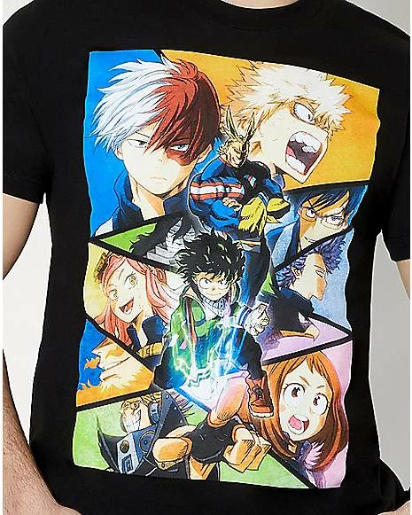 Buy โจ My Hero Academia Character Grid T ๐ Shirt โจ 2 Buy โจ My Hero Academia Character Grid T ๐ Shirt โจ - Image 2