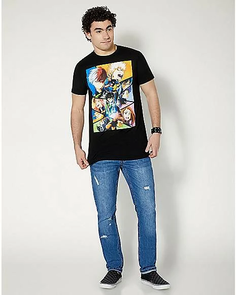 Buy โจ My Hero Academia Character Grid T ๐ Shirt โจ 3 Buy โจ My Hero Academia Character Grid T ๐ Shirt โจ - Image 3