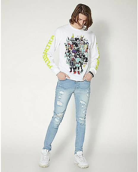 Promo ๐ My Hero Academia Characters Long Sleeve T ๐ Shirt โญ - Image 3