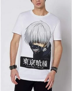 Discount 🌟 Ken Kaneki Oversized T 👕 Shirt - Tokyo Ghoul 🔔