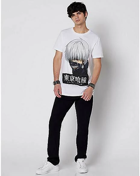 Discount ๐ Ken Kaneki Oversized T ๐ Shirt - Tokyo Ghoul ๐ - Image 3