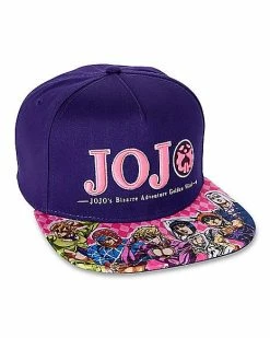 Coupon 🔥 JoJo's Bizarre Adventure Logo Snapback Hat 🧨