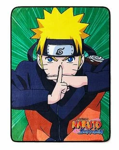 Hot Sale ⭐ Fight Pose Naruto Fleece Blanket 😉