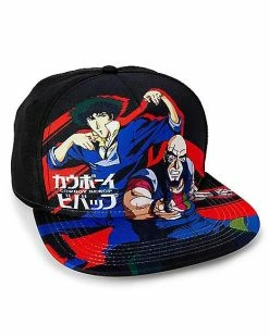 Brand new 👍 Spike and Jet Black Snapback Hat - Cowboy Bebop 🔥