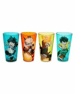 Best Sale 👏 Characters My Hero Academia Pint Glasses 4 Pack - 16 oz. 🧨