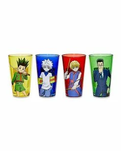 Budget 🤩 Characters Hunter x Hunter Pint Glasses 4 Pack - 16 oz. ❤️