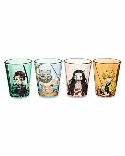 Best Sale 🌟 Multi-Pack Demon Slayer Character Shot Glasses 4 Pack - 1.5 oz. 😀