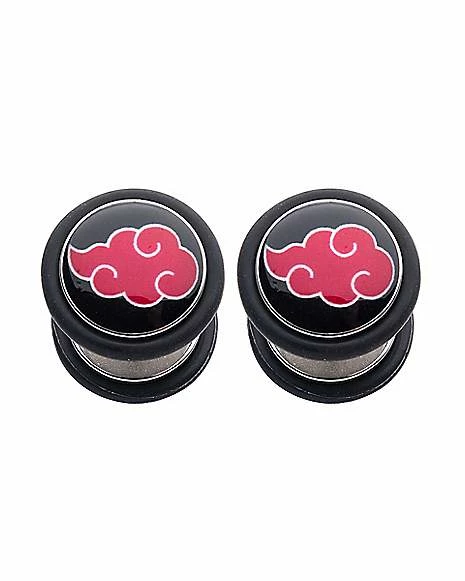 Best Sale 𧨠Akatsuki Naruto Shippuden Fake Plugs - 18 Gauge π