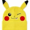 Top 10 🛒 3D Pikachu Cuff Beanie Hat - Pokemon 🔥