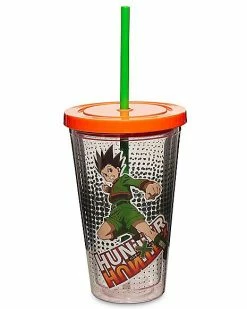 Outlet 🤩 Gon Freecss Hunter x Hunter Cup with Straw - 18 oz. 👏