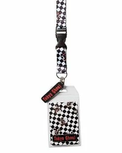 Buy 😉 Checkered Tokyo Ghoul Lanyard 👍