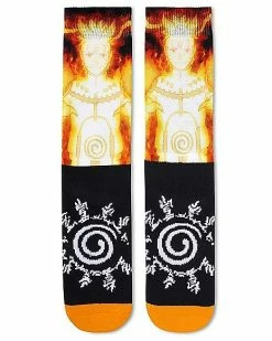 Cheap 🥰 Naruto Bijuu Mode Crew 🧦 Socks ❤️