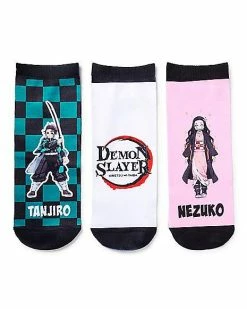 Budget ⌛ Multi-Pack Demon Slayer Character Crew 🧦 Socks 🥰