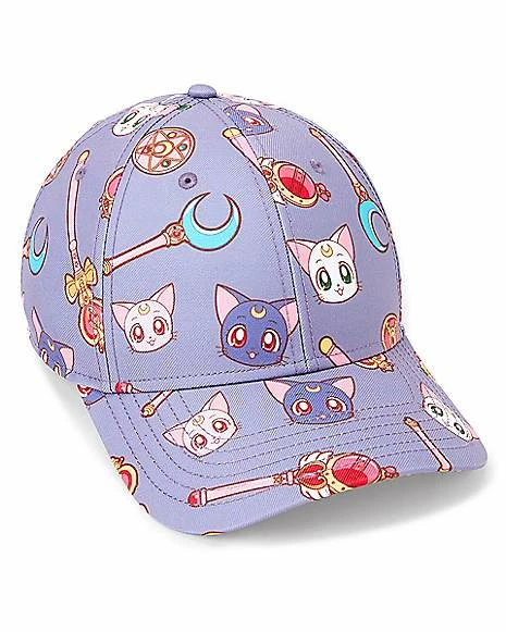 Budget 🥰 All Over Print Sailor Moon Snapback Hat 🌟