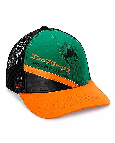 Wholesale ✨ Gon Freecss Hunter x Hunter Trucker Hat ⭐ 1 Wholesale ✨ Gon Freecss Hunter x Hunter Trucker Hat ⭐
