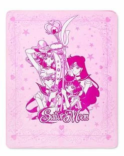 Deals ⭐ Group Sailor Moon Fleece Blanket 🎁