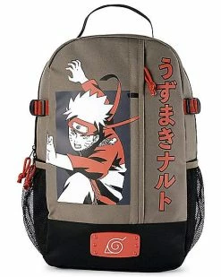 Cheap 😀 Leaf Village Badge Built-Up 🎒 Backpack - Naruto Shippuden 😉