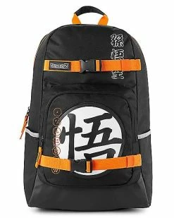 Brand new 🧨 Goku Kanji Built-Up 🎒 Backpack - Dragon Ball Z 🎁