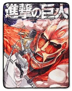 Cheapest 👏 Attack on Titan Fleece Blanket ⌛