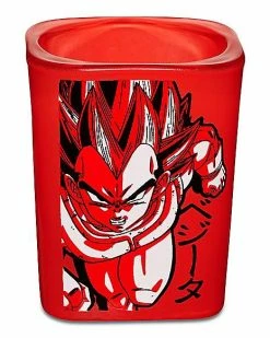 Promo 🎁 Red Vegeta Square Shot Glass 2 oz. - Dragon Ball Z 🎉