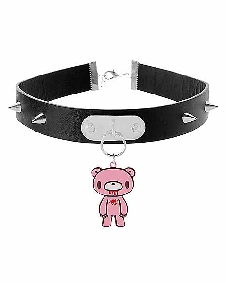 Discount 𧨠Gloomy Bear Spiked Choker Necklace 𧨠1 Discount 𧨠Gloomy Bear Spiked Choker Necklace π§¨