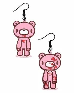 Budget 🧨 Gloomy Bear Mismatched Dangle Earrings 🎉