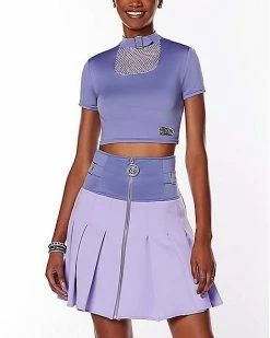 Hot Sale ⌛ Hinata Buckle Crop Top T 👚 Shirt - Naruto Shippuden 🧨