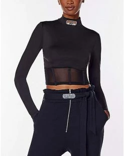 Hot Sale 👏 Kakashi Badge Crop Top Long Sleeve T 👕 Shirt - Naruto Shippuden 🤩