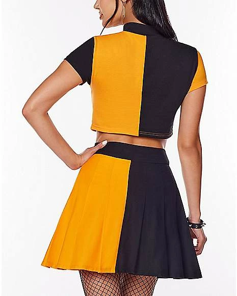 Top 10 𧨠Black and Orange Naruto Badge Crop Top T π Shirt - Naruto Shippuden β - Image 4