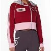 Discount 💯 Sakura Color Block Hoodie - Naruto Shippuden 👍