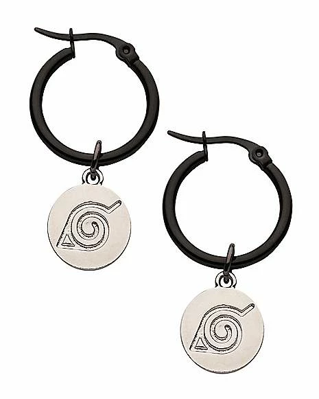 Best Pirce β¨ Hidden Leaf Village Dangle Hoop Earrings - Naruto Shippuden π 1 Best Pirce β¨ Hidden Leaf Village Dangle Hoop Earrings - Naruto Shippuden π