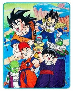 Brand new 🥰 Group Dragon Ball Z Fleece Blanket ✔️