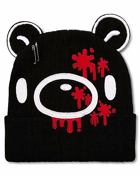 Wholesale π 3D Gloomy Bear Bloody Cuff Beanie Hat π