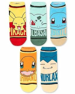Brand new 🔔 Pokemon Characters 🧦 Socks - 5 Pack ✨