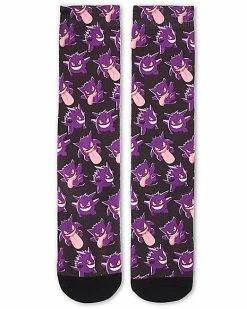 New ✨ Gengar Crew 🧦 Socks - Pokemon 🎁