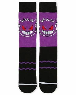 Outlet 👏 Gengar Athletic Crew 🧦 Socks - Pokémon 🔔