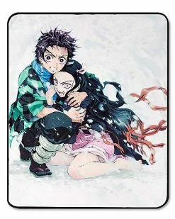 Coupon π Demon Slayer Snow Fleece Blanket β¨