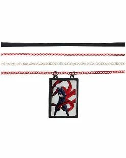 Cheap 🛒 Tokyo Ghoul Quadruple Row Charm Choker Necklace 🔔